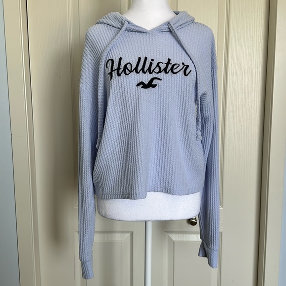 HOLLISTER Co. Women’s Blue Hoodie - Picture 3 of 8